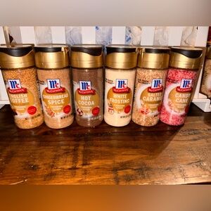 McCormick Finishing Sugar 6 pack holiday set of 6